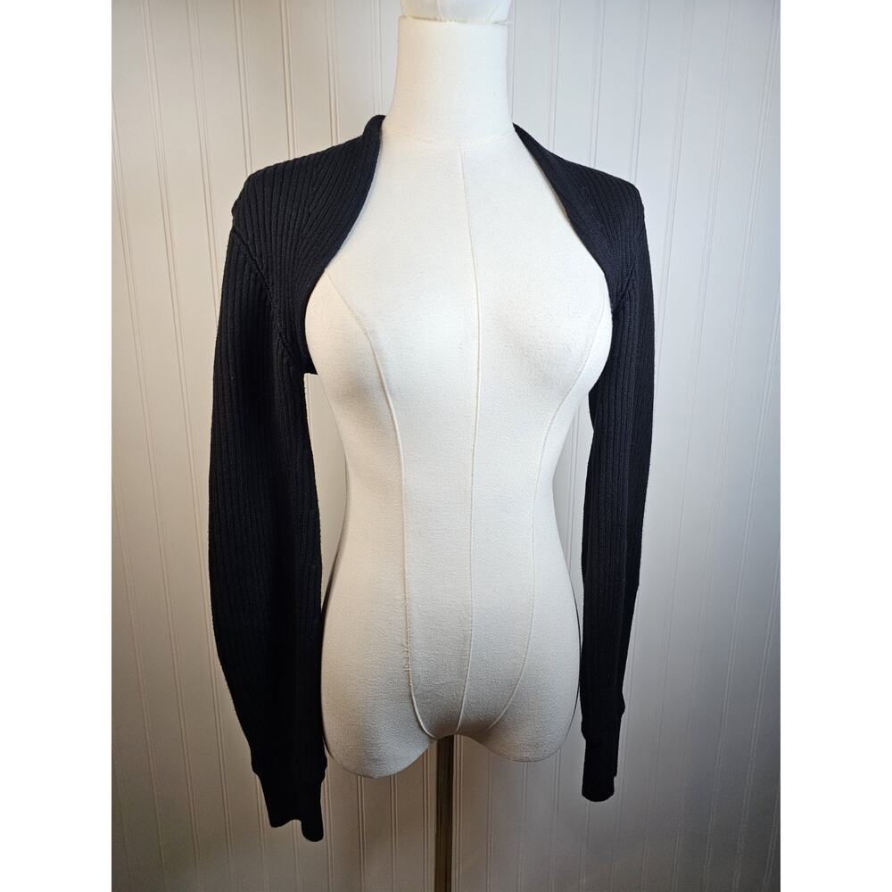 Ba & sh Black‎ Open Front Lady Cardigan Sweater Women's Size S Designer